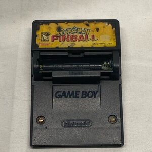 Pokemon Pinball for the Nintendo GameBoy Missing Battery Cover Not Tested
